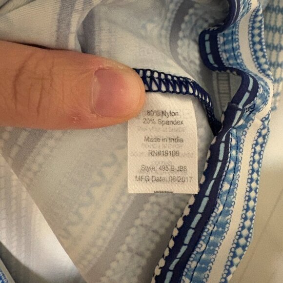 Cabana Life Geometric Shift Dress UPF 50+ 3/4 Sleeve Lightweight Breathable XS - Picture 8 of 9